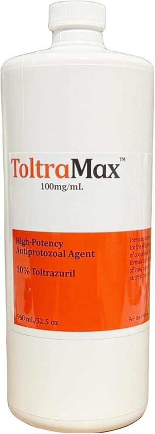 Toltrazuril 10.0% for Horses, Dogs, Cats, 960mL/32.4Ounce, for Non-Food Chain Animals, Alfalfa