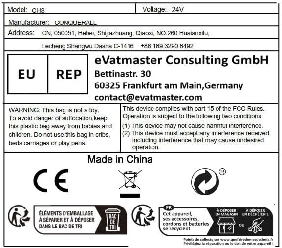 CONQUERALL 2110GPH 40W 16.5ft DC Return Pump with Controller CHS-8000 24V Circulation 3 Year Warranty for Ponds Gardens Fountains Sump Marine Aquaculture Aquariums
