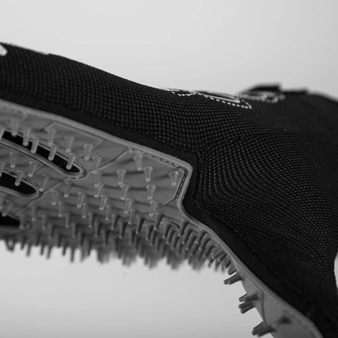 Seibertron Patented P.G.M.G-1 Pet Hair Remover/Deshedding Grooming Gloves Seven Sizes Fit All Works for Dogs, Horses, Cats and Other Animals Short Fur(1-Pair) Adult Black XXS