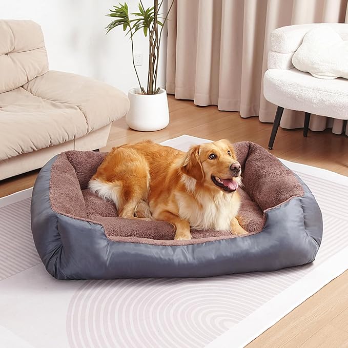 Dog Beds for Jumbo Dogs, Large Pet Beds Machine Washable, Soft Dog Sofa Bed with Non-Slip Bottom