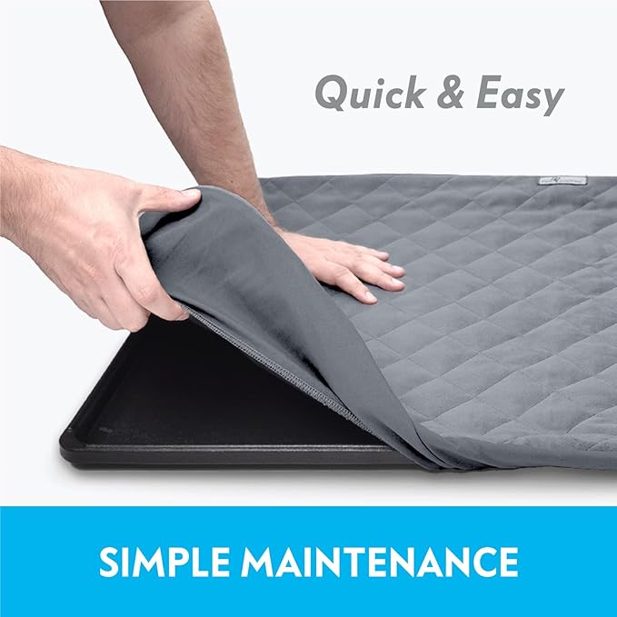 Paw Inspired Fitted Fleece Liner for Ferret Nation, Critter Nation Cage for Ferrets, Rats, Chinchillas, Hedgehogs & Other Small Animals (Gray, Shelf Liner)