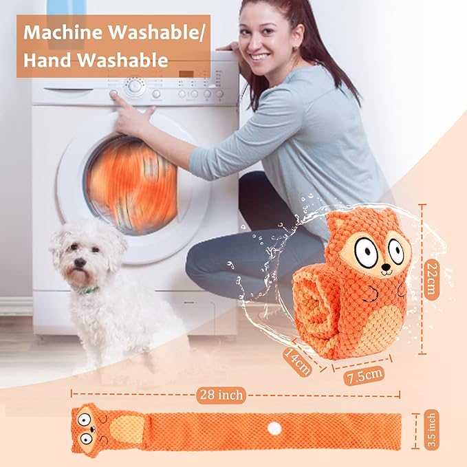 Squeak Dog Puzzle Toys IQ Training, Snuffle Toys Foraging Instinct Puppy Toys