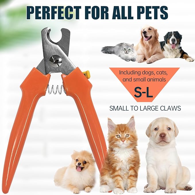 Dog Nail Clippers 767C – Heavy Duty Nail Trimmers for Large & Small Breeds, Easy-to-Use Pet Clippers for Thick Nails, Dog Toenail Clippers for Large Dogs