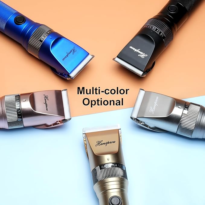 Dog Clippers for Grooming, 12V Professional Dog Clippers,Heavy Dutt Corded Pet Hair Trimmer Pet Trimmer for Thick Hair with Guard Combs Brush