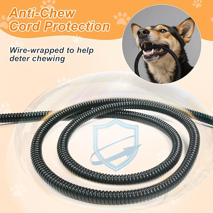 Dog Heating Pad,47×30 in Waterproof PVC Large Heating Pad for Dogs,Smart Thermostat Heated Dog House,Reinforced Interface + Wire Rope Whelping Box for Dogs,Plush Fabric Cover-Apricot