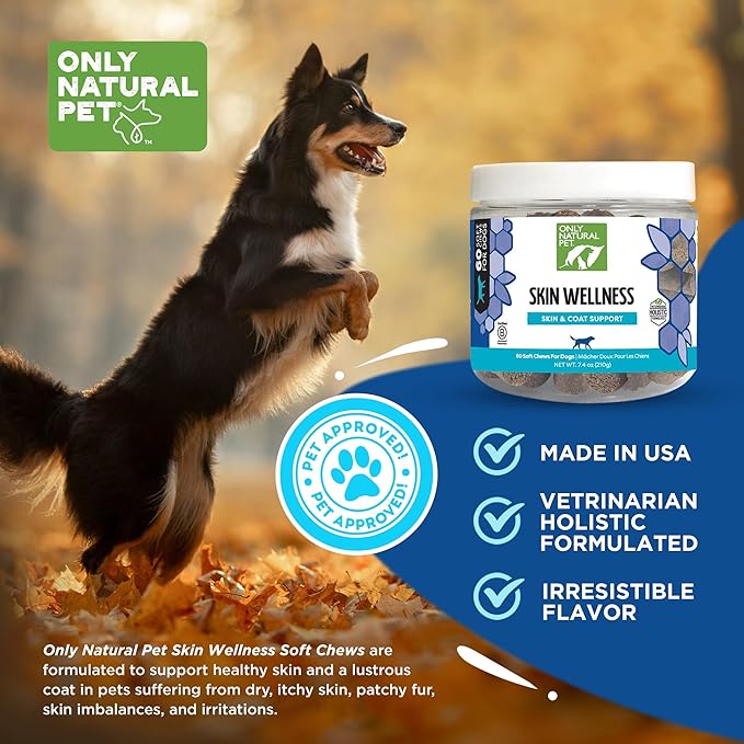 Only Natural Pet Skin Wellness Soft Chew 60 Count