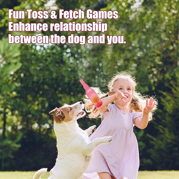 Dog Squeaky Floating Toy for Small Medium Large Dogs Training Fetch Indestructible Dog Chew Toy Indoor Pool Beach Outdoor Pet Supplies Green S