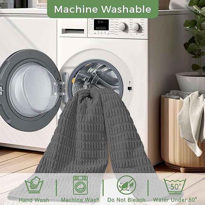 Washable Pee Pads for Dogs, Reusable Puppy Pads Dog Pads, Non-Slip Dog Pee Pads, Leak-Proof Pet Pee Pads Wee Wee Pads for Dogs. (Dark Grey, 18"x24"(Pack of 2))