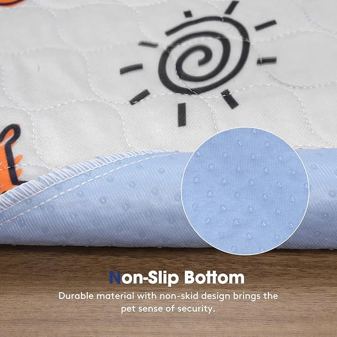 Washable Pee Pads for Dogs, 2 Pack Large 48"x48" Super Absorbent Reusable Pads for Dog Training Pads, 100% Waterproof Non-Slip Pee Pads Whelping Pads Dog Playpen Pads Crate Mat Bed Pads Dog Products