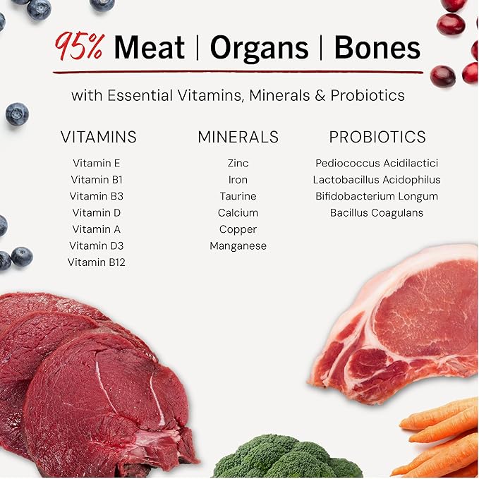 Stella & Chewy's Freeze-Dried Raw Dinner Patties - Venison Blend Recipe - High Protein Grain-Free Puppy & Dog Food - Perfect For Picky Eaters - 5.5 oz