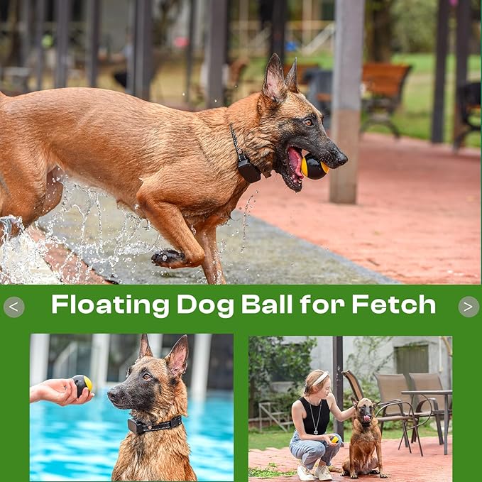 Interactive Squeaky Dog Toys Balls – Durable Rubber Dog Toy for Aggressive Chewers,High Bounce Dog Ball & Floating Fetch Ball,Indestructible Chew Toy for Medium & Large Dogs