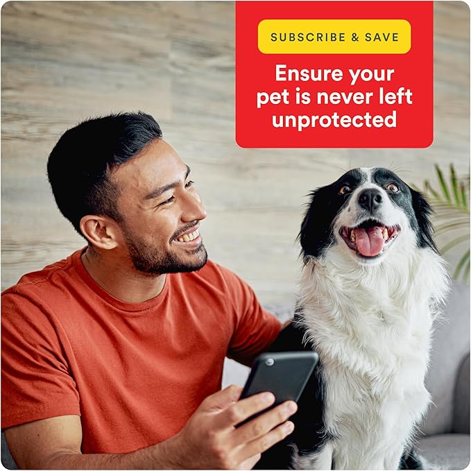 Ultra Flea and Tick Prevention for Dogs - Dog and Puppy Treatment and Control - Mosquito Repellent - Small, Fast Acting Waterproof Topical Drops, 6 Month Supply