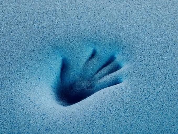 Dogbed4less Large Orthopedic Memory Foam Dog Bed for Medium to Large Dogs with Durable Waterproof Internal Case, Removable Washable Denim Cover + Bonus Pet Bed Cover, 41X27X4 Fit 42X28 Dog Crate, Blue