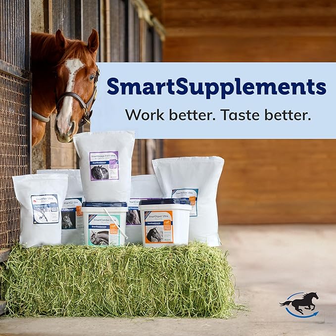SmartEquine SmartCookies | Healthy Treats for Horses Made from Coconut Meal, Beet Pulp, Alfalfa, and Flaxseed Oil | No Sugar Added Horse Treats | Banana Bread Flavor Cookies for Horses, 3 lb Bag