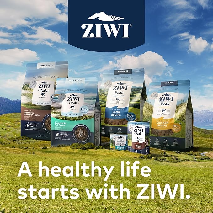 ZIWI Peak Air-Dried Cat Food – Beef - All Natural, High Protein, Grain Free, Limited Ingredient w/ Superfoods (14oz)