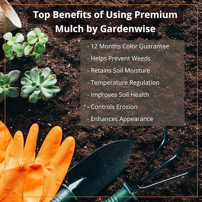 Premium Cypress Mulch for Landscaping, Gardens, Lawns, Reptile Bedding, and Potted Plants (2 CF - 56 L - 59 QTS)
