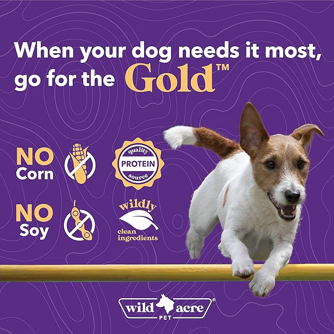 Wild Acre Goat Milk Powder for Dogs - Complete Protein Goat Milk with Nutritional Yeast for Sensitive Stomachs - Gentle Probiotic & Prebiotic Protein for Dogs, Puppies and Cats - 7oz