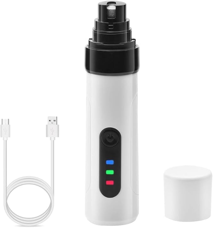 Silent Groom Pro,Silent Groom Pro Nail Grinder,2025 New Silent Groom Pro for Dogs and Cats, Nail Trimmer with Quick USB Charge(1pc)