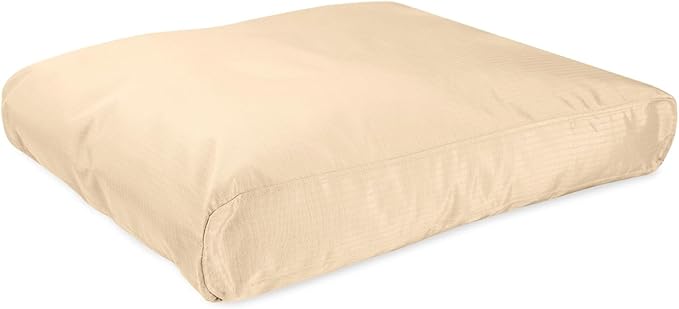 K9 Ballistics Tough Rectangle Pillow XXL Dog Bed - Removable Cover, Washable, Durable & Water Resistant Dog Bed Made for XX-Large Big Dogs 68"x40" Sandstone