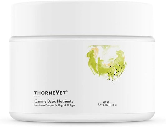 ThorneVet Canine Basic Nutrients Powder – Multivitamin Support for Dogs, 90 Scoops