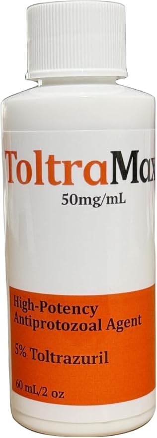 Toltrazuril 5.0% for Horses, Dogs, Cats, 60mL/2 Ounce, for Non-Food Chain Animals, Peanut Butter