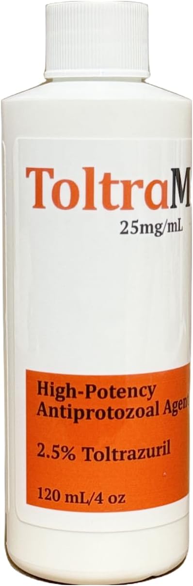 Toltrazuril 2.5% for Horses, Dogs, Cats, 120mL/4 Ounce, for Non-Food Chain Animals