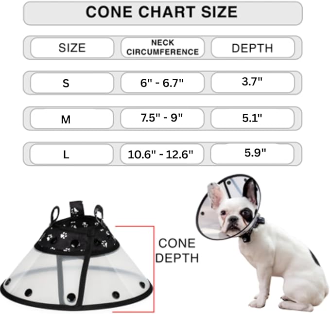 Soft Cone for Cats and Small Dogs - After Surgery Recovery Cat Cones with - Adjustable Non-Irritating Post Operative Comfortable Protective - Cat Cone Collar Soft to Stop Licking