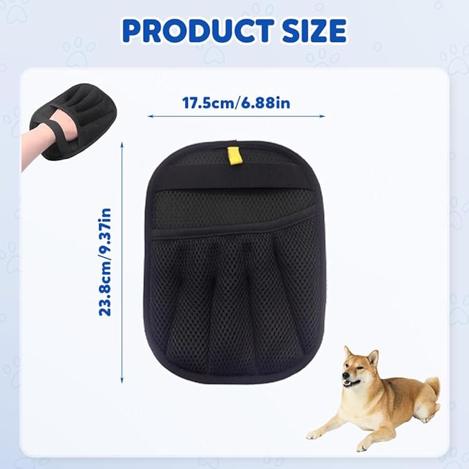Pet Hair Removal Glove for Dogs Cats,Upgrade Electrostatic Pet Hair Remover Removal Gloves for Couch Clothes Carpet