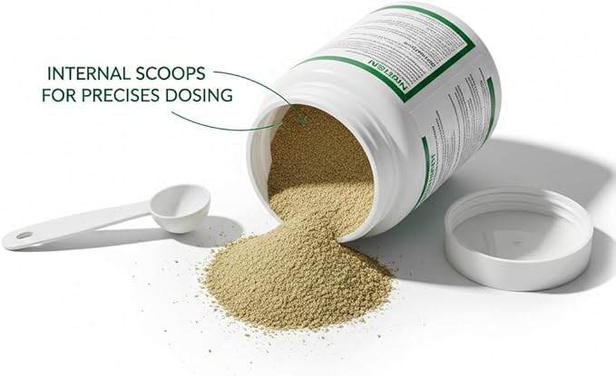 Pure Plaque Off Vet-Approved Dental Powder for Dogs & Cats | 100% Natural Teeth Cleaner with Seaweed | Plaque & Tartar Remover | Freshens Breath | No Brushing Needed (50g)