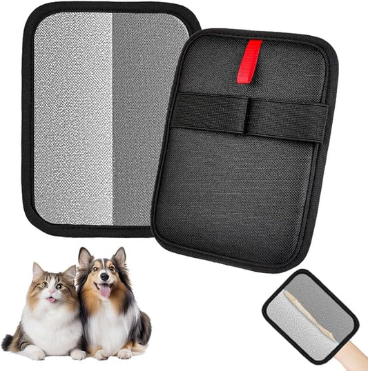 Pet Hair Remover, electrostatic pet Hair Removal Gloves, cat and Dog pet Hair Removal Tools, Suitable for Bed Sheets, Blankets, Clothes, Sofas, Multi-Functional Beauty Gloves -2 Piece