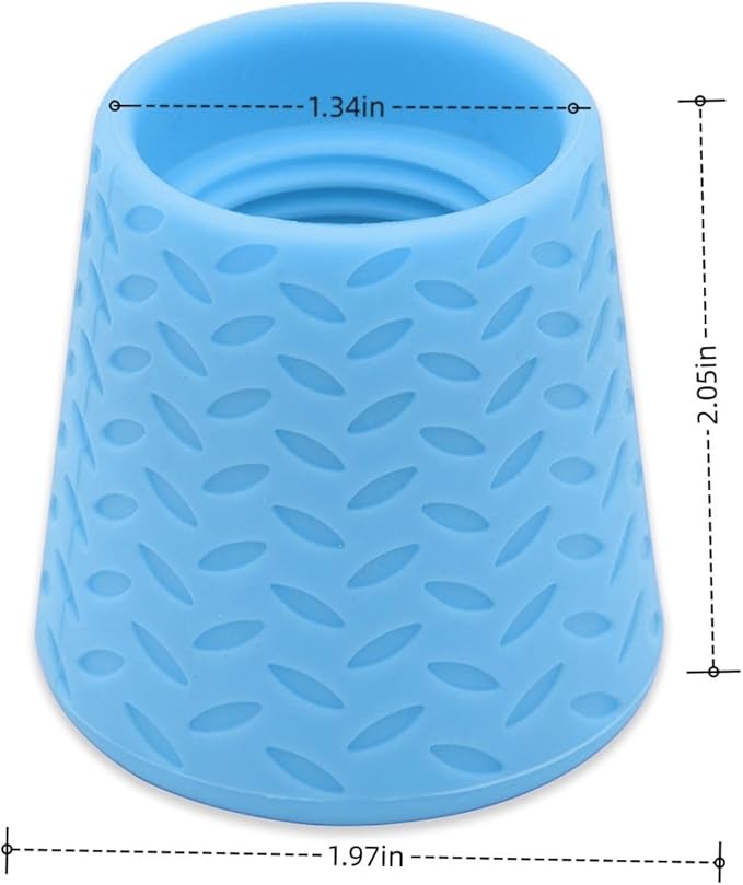 Portable Outdoor Shower for Dogs Bottle Attachment Outdoor Sprayer Accessory for Most Plastic Water Bottles for Bathing Pets During Outdoor Activities, Hiking and Camping. (Blue)