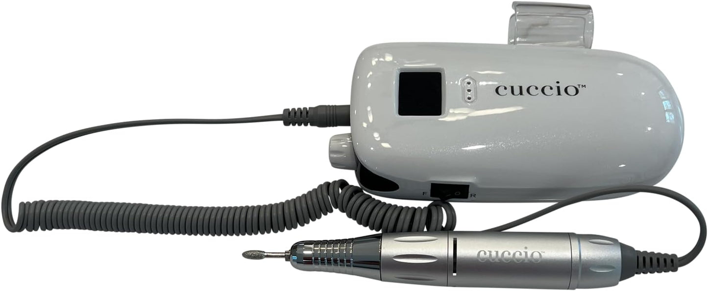 Warren London MaxPro 35K Dog Nail Grinder – 35,000 RPM Pro-Grade E-File w/ 6 Diamond & Sanding Bits, Quiet Low-Vibration Motor, Reversible Rotation, Corded/Cordless USB Fast-Charge