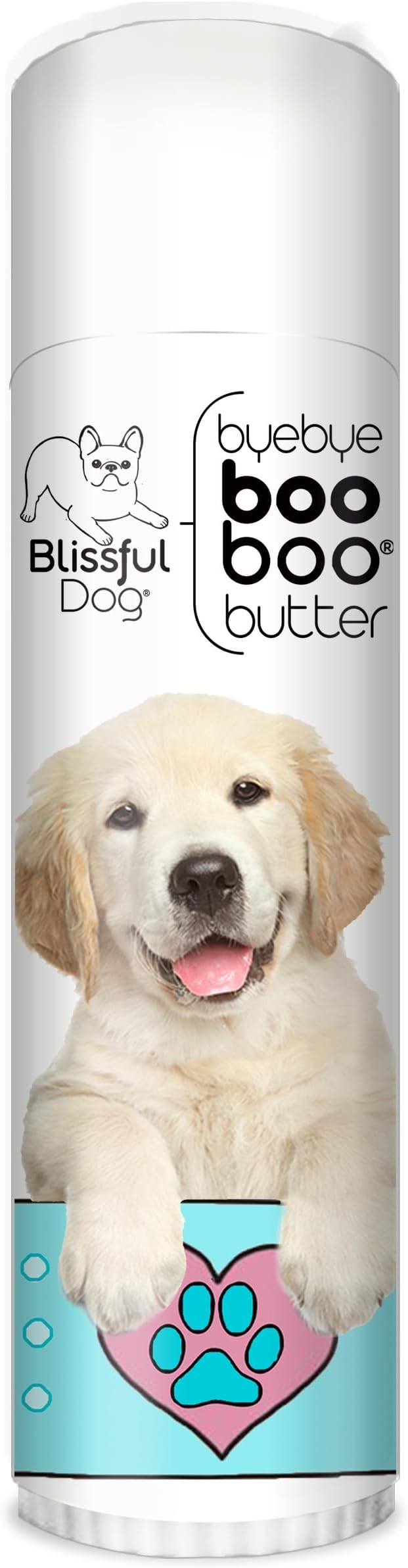 The Blissful Dog .50 oz Tube Golden Retriever Booboo Butter