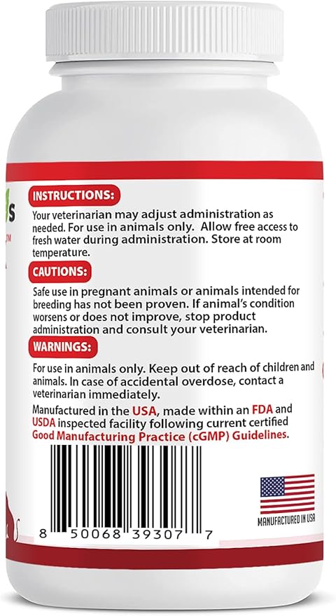 RENARAMAX Dietary Phosphate Binder and Renal Support Supplement for Cats and Dogs 120 Count (Made in U.S.A)