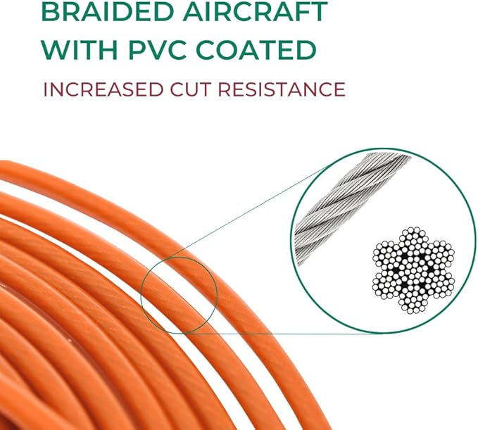 Tie-Out Cables for Dogs: Strong, Safe, and Durable Dog Tie-Outs for Every Breed: 125 lb / 20 ft