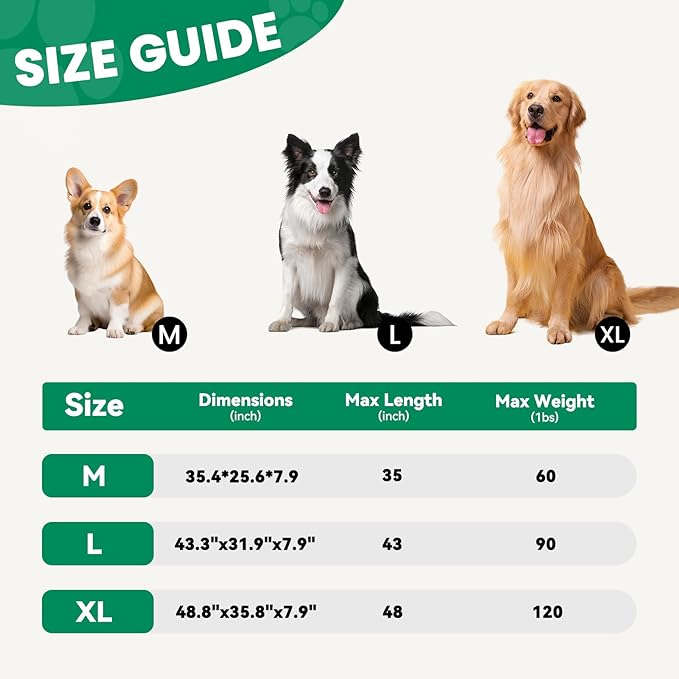 Elevated Dog Bed Raised Outdoor Dog Cot for Large Dogs, Installation Requires No Tools, Frame with Washable Cooling Breathable Mesh Anti-Slip Feet, Indoor Pet Bed, Black, 43.3 Inches