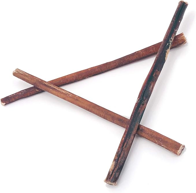 ValueBull Bully Sticks for Dogs, Medium 12 Inch, 50 Count - All Natural, Grass Fed, Single Ingredient, Long Lasting Dog Treats