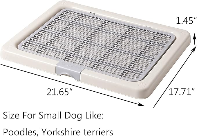 Smart Paws 3 Sizes Small Puppy Dog Toilet,Poodles Training Tray,Yorkie Pet Pads Holder
