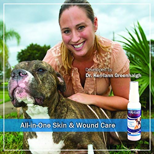 Tough Seal Pet Liquid Bandage Spray for Dogs & Cats - 2oz Calming Wound Care Protection, Protects Cuts and Scratches - Safe if Licked, String-Free Dog Wound Spray