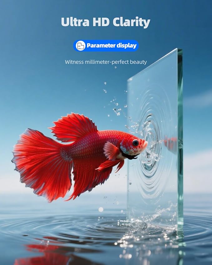 3 Gallon Clear Glass Fish Tank, Small Fish Tank Aquarium for Betta, Goldfish, Snail,Shrimp and Aquatic Planting