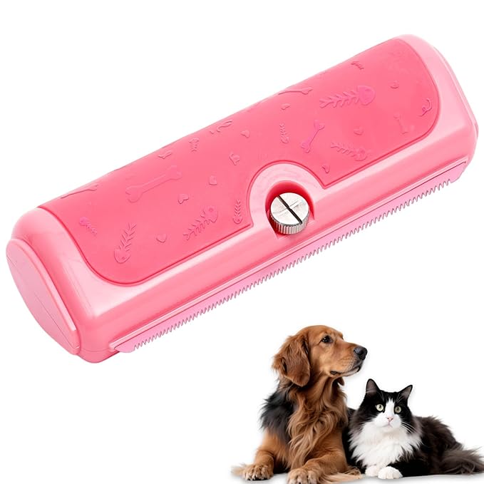 Professional Deshedding Brush for Pets – Grooming Brush for Dogs, Cats & Horses – Shedding Control Comb to Reduce Pet Hair – Ergonomic, Easy Clean Pet Hair Remover Tool