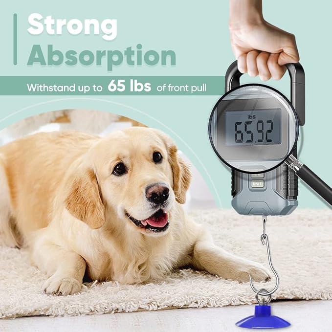 Petbobi Dog Bathing Tether with Heavy Suction Cup, Pet Grooming Tub Restraint Leash with Dog Scrubber for Bath, Adjustable Cat Fixed Safety Rope for Shower, Blowing, Trimming, Brushing Pet