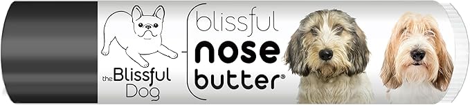 The Blissful Dog Petit Basset Griffon Unscented Nose Butter - Dog Nose Butter, 0.15 Ounce