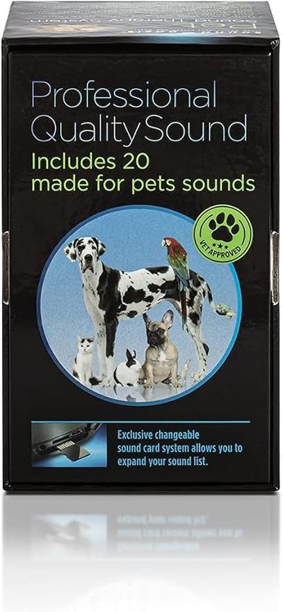 Sound Oasis Pet Bluetooth Sound Machine, 20 Dr Developed Calming Sounds to Soothe, Relax, Separation, Anxiety, Stress Relief, Sleep for Canine, Puppy, Dog, Cat for Storms, Fireworks, Barking, Travel