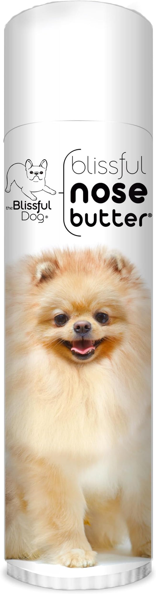 The Blissful Dog Pomeranian Nose Butter for Dry, Cracked Skin, Lick-Safe Dog Nose Balm with Moisturizing Shea Butter, Almond, Olive, and Essential Oils, Pet Supplies, Uncented, 0.50 oz.