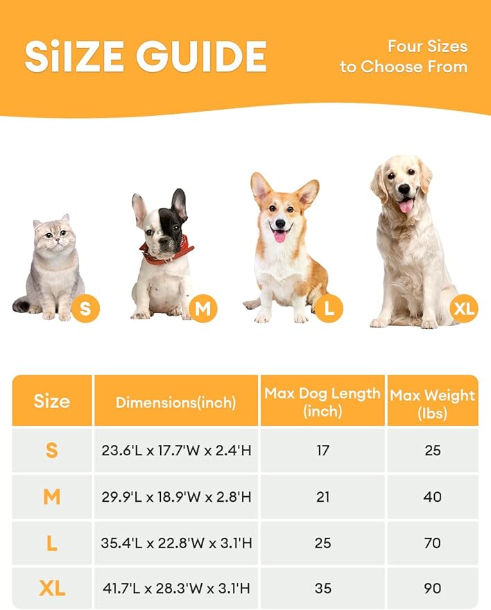 FUNNY FUZZY 2 in 1 Dog Crate Bed Pad for Large Sized Dog, Washable Reversible Pet Soft Mats,Durable Fluffy Kennel Mattress,Indoor Cats, 35" × 23", Beige