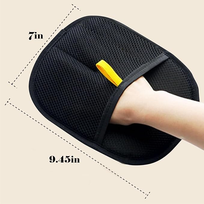 Reusable Pet Hair Removal Gloves, Electrostatic Hair Remover, Efficient Grooming Gloves for Pet Hair, Dog and Cat Fur Electrostatic Gloves for Couch, Clothes, Carpet, Bed Sheet