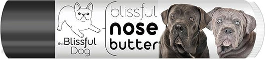 The Blissful Dog Cane Corso Nose Butter for Dry, Cracked Skin, Lick-Safe Dog Nose Balm with Moisturizing Shea Butter, Almond, Olive, and Essential Oils, Pet Supplies, Uncented, 0.15 oz.