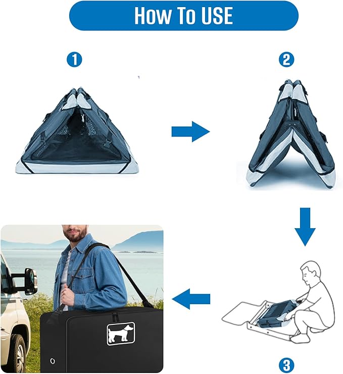 SIRUITON Collapsible Dog Crate Storage Bag Suitable for Collapsible Pet Crate,Heavy Duty 600D Oxford Kennel Tent Crate Dog Fence Travel Bag