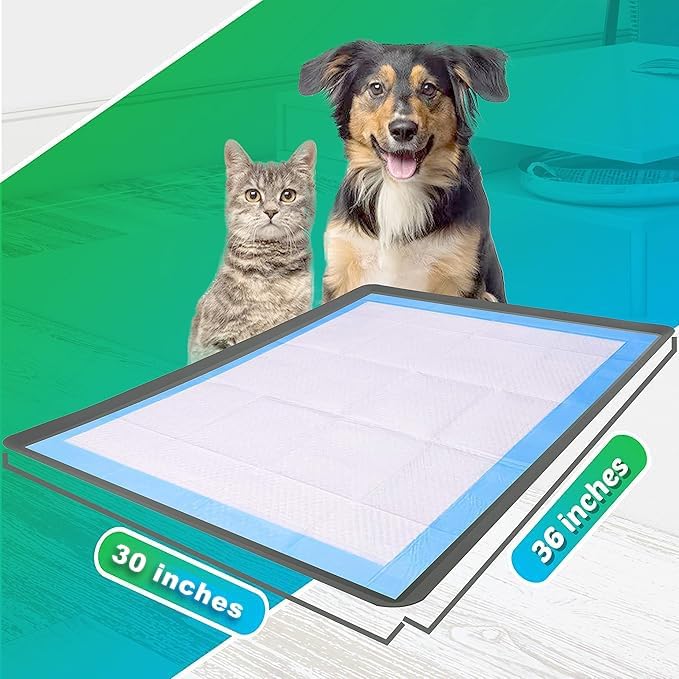 TidyFriend Dog Pad Holder Tray for 30 x 36 Inches Training Pads, Silicon Wee Wee Pad Holder, No Spill Pee Pad Holder for Dogs - Easy to Clean and Store Perfect for Dog Potty Tray (Grey)